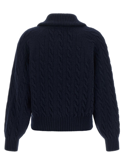 Polo Ralph Lauren Blauer Wollcardigan
