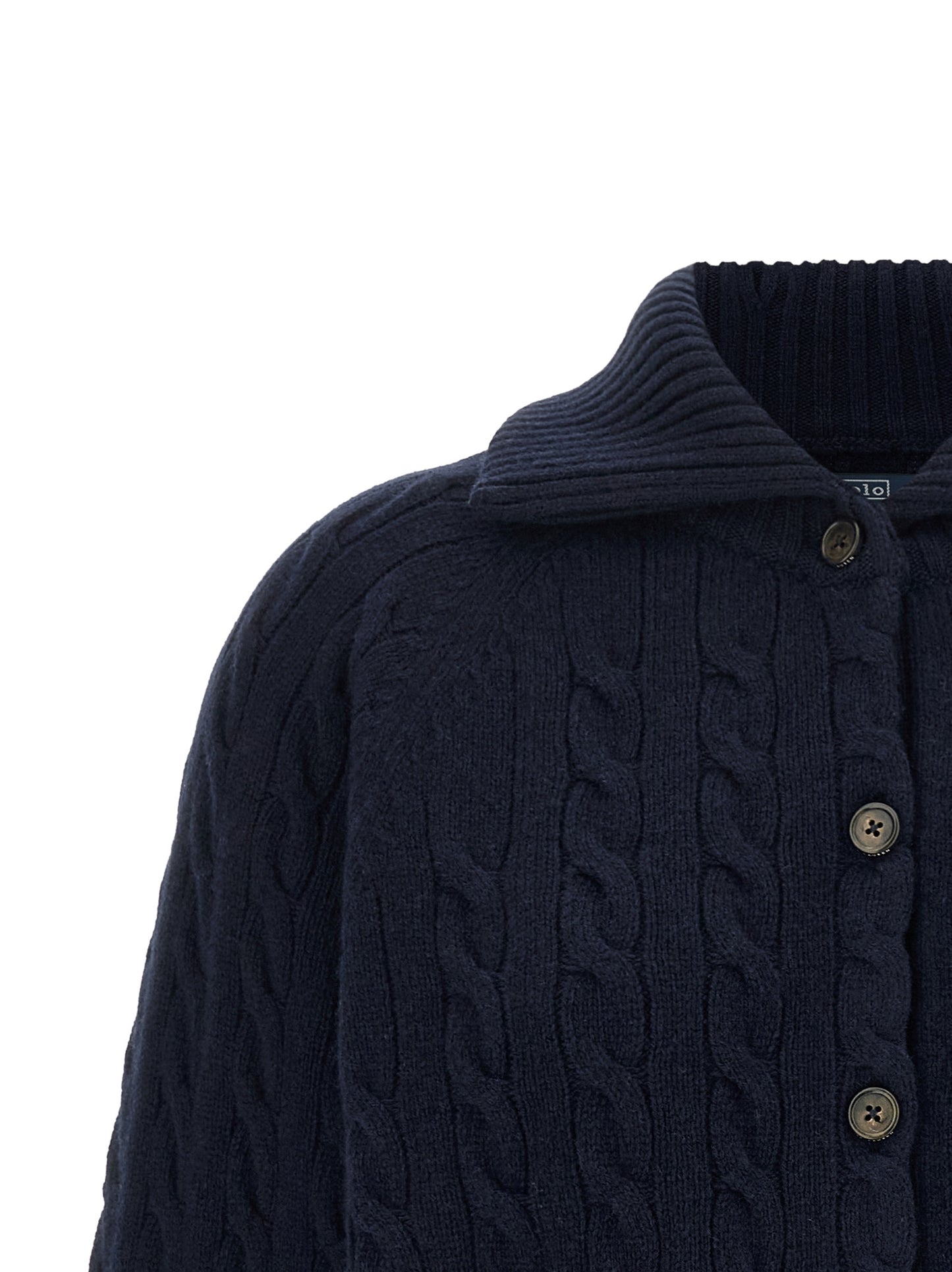 Polo Ralph Lauren Blauer Wollcardigan