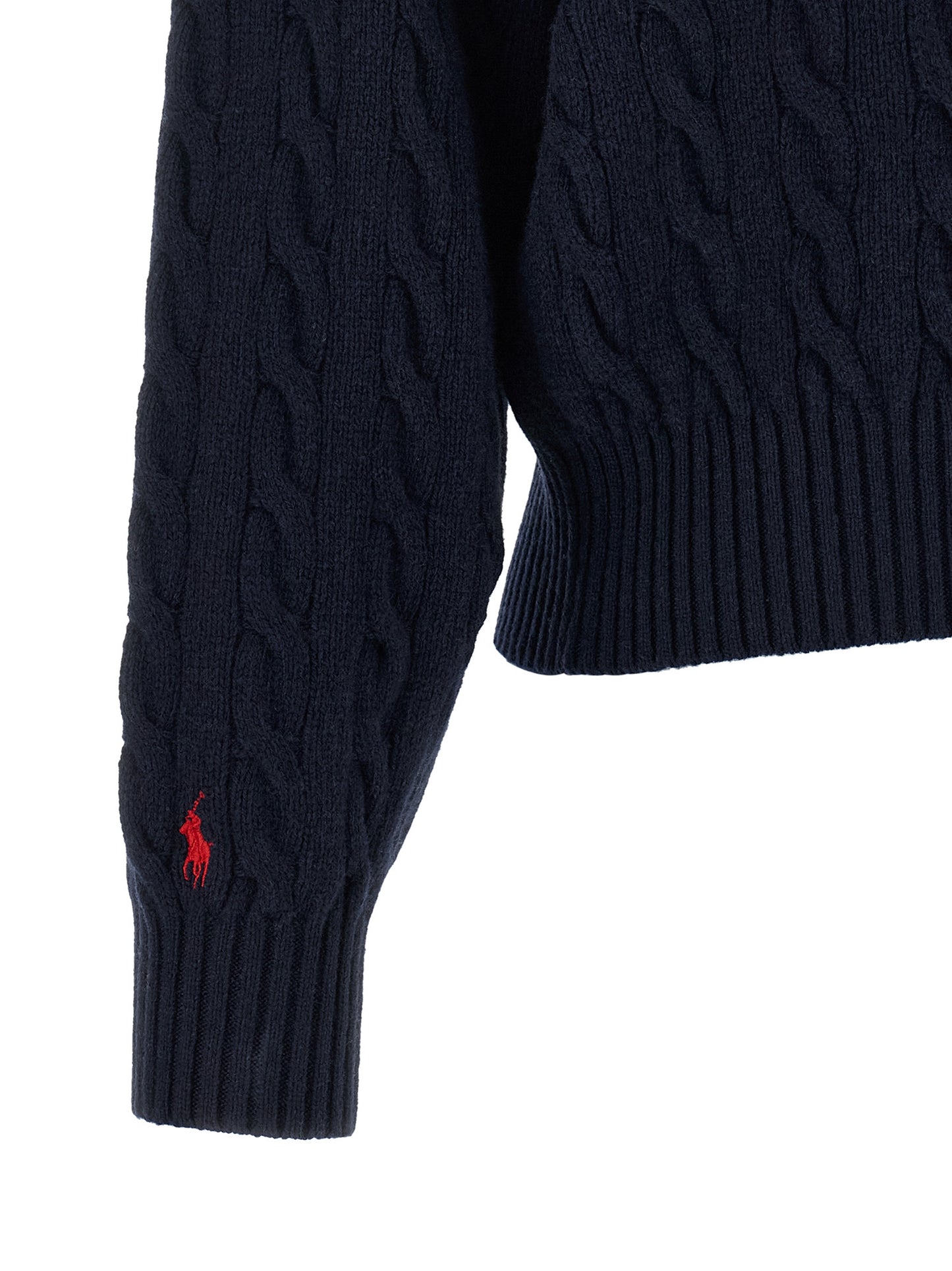 Polo Ralph Lauren Blauer Wollcardigan