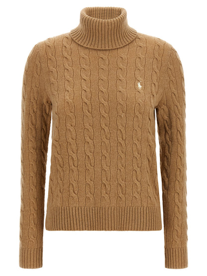 Polo Ralph Lauren Beige Wollstrickjacke