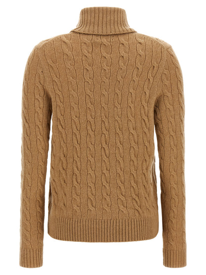 Polo Ralph Lauren Beige Wollstrickjacke