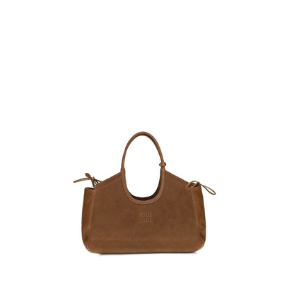 Miu Miu Braune Lammleder Schultertasche Ovis Aries Aries