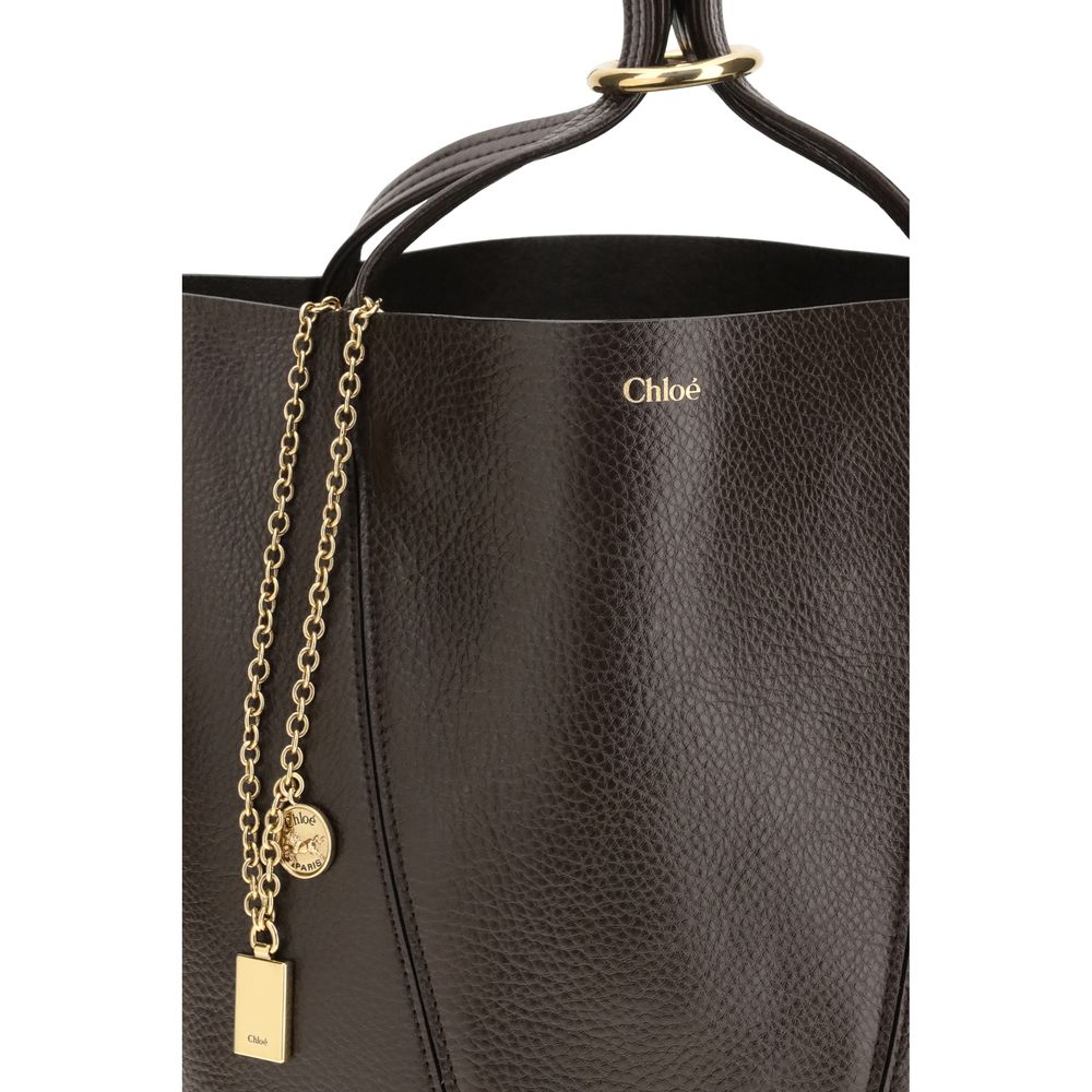 Chloé Braune Kalbsleder Bos Taurus Schultertasche