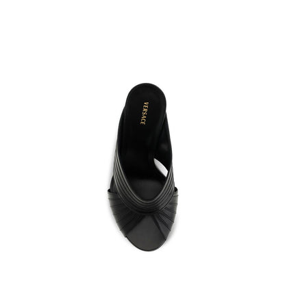 Versace Schwarze Lamm Ovis Aries Aries Mules