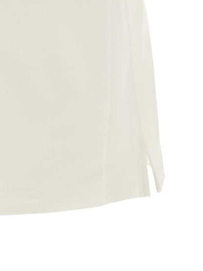 Burberry Weißes Poloshirt aus Baumwolle
