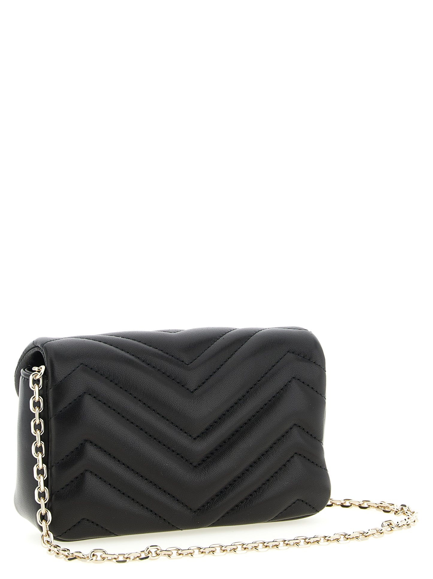 Gucci Schwarze Lammleder-Schultertasche