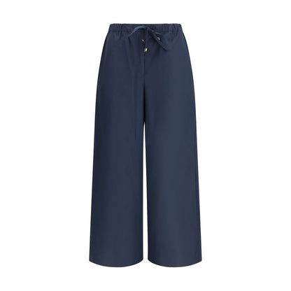 'S Max Mara Blaue Baumwoll-Freizeithose