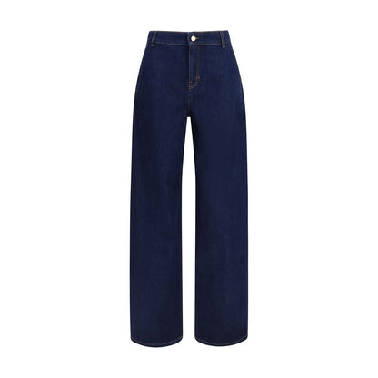 Max Mara Blaue Baumwolljeans Denim