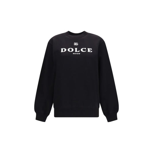Dolce & Gabbana Schwarzes Baumwoll-Sweatshirt