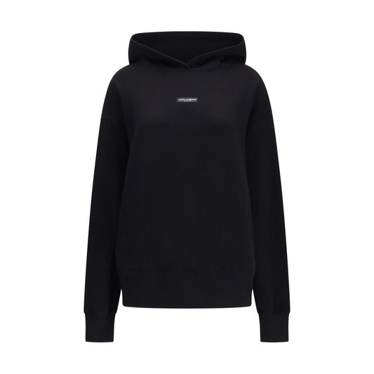 Dolce & Gabbana Schwarzer Baumwoll-Hoodie