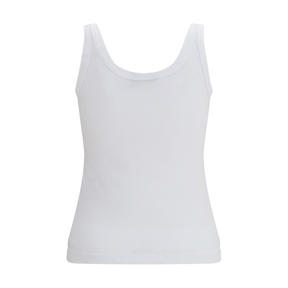 Dolce & Gabbana Weiße Baumwoll-Tanktops