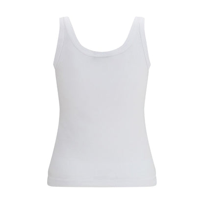 Dolce & Gabbana Weiße Baumwoll-Tanktops