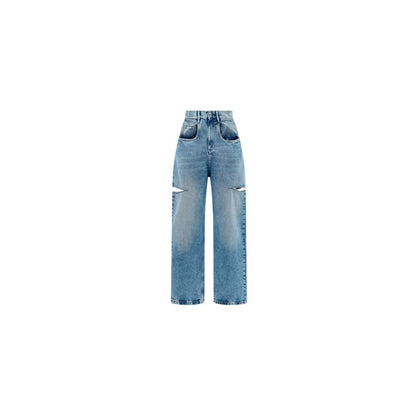 Maison Margiela Blaue Jeans aus Baumwolle im geraden Schnitt
