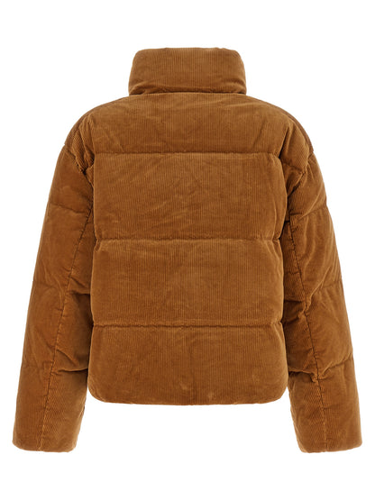 Polo Ralph Lauren Braune Baumwolljacke in voller Länge
