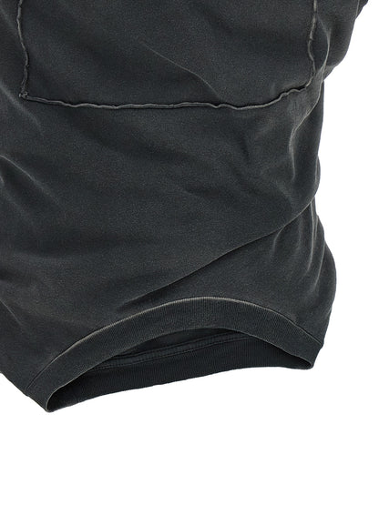 Maison Margiela Graue Baumwollbluse