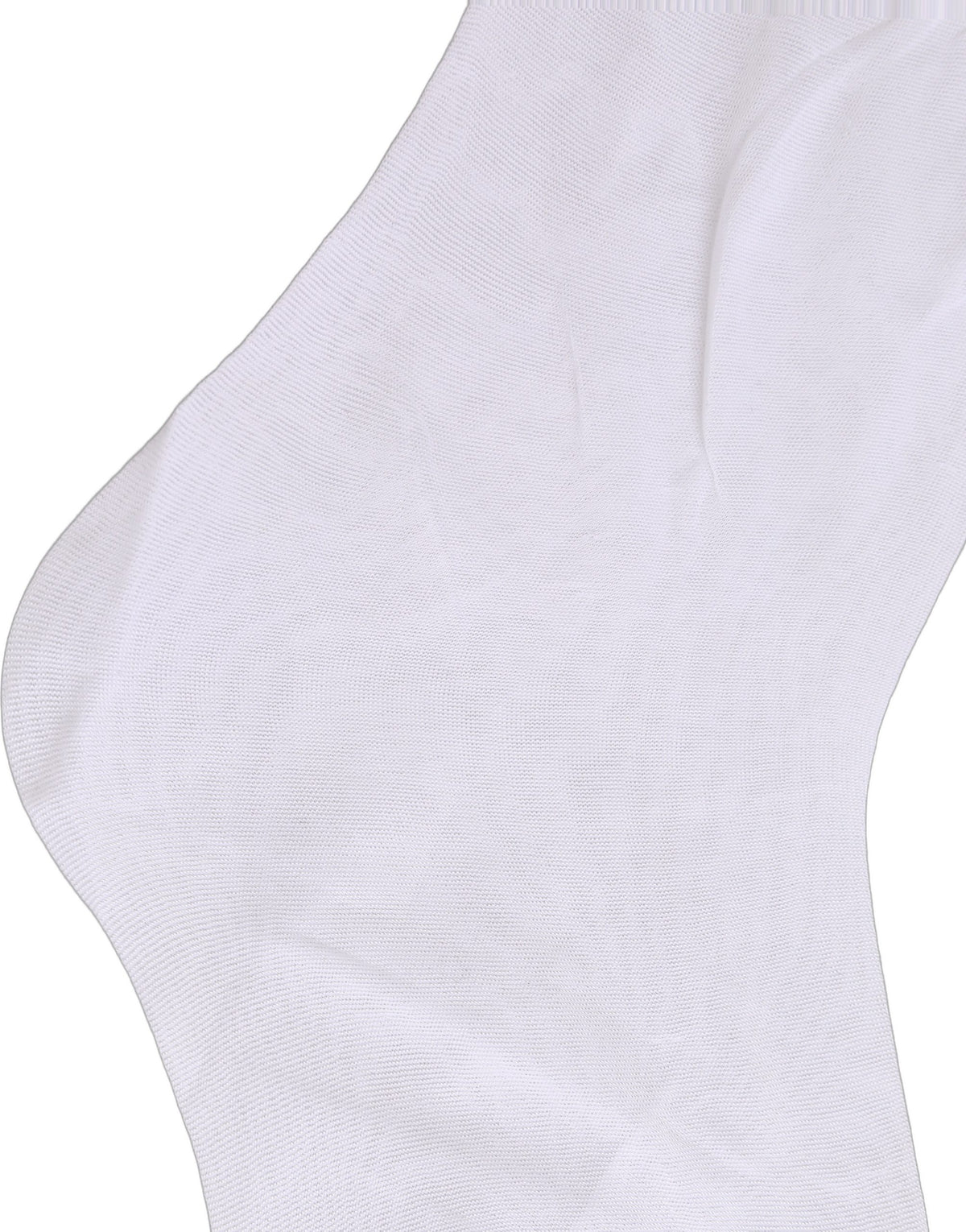 Dolce & Gabbana Weiße Nylon-Kniestrümpfe mit Logo