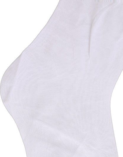 Dolce & Gabbana Weiße Nylon-Kniestrümpfe mit Logo