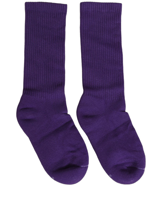 Dolce & Gabbana Calze a metà polpaccio in Cotone, colore Viola