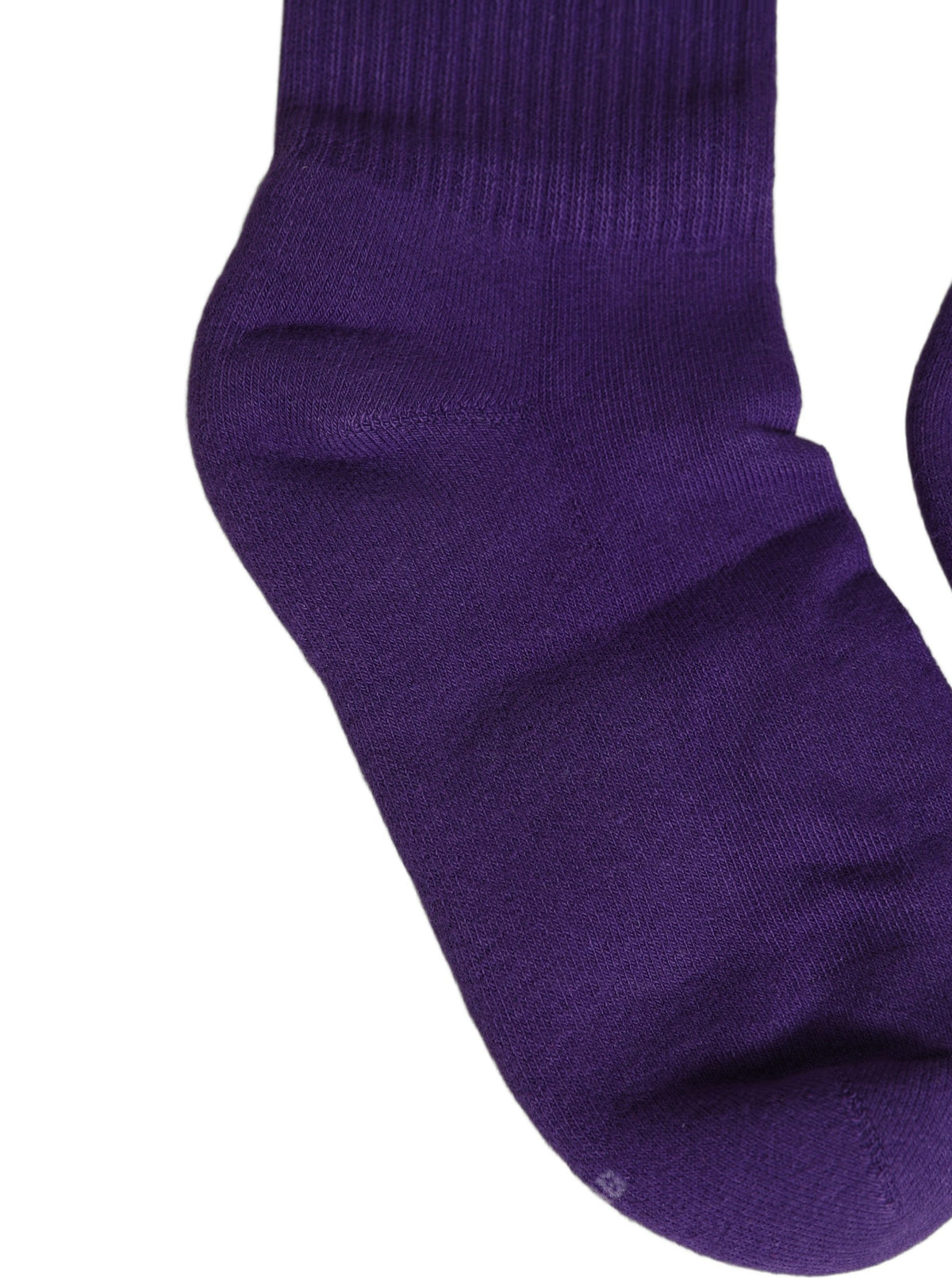 Dolce & Gabbana Purple Cotton Mid-Calf Socks