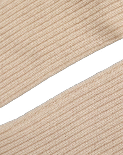 Dolce & Gabbana Camel Armstulpen aus Kaschmir