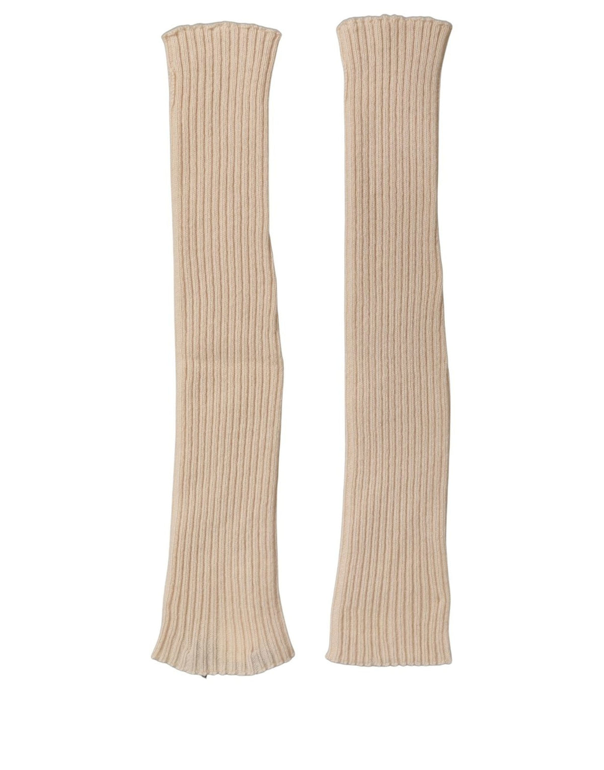 Dolce & Gabbana Camel Armstulpen aus Kaschmir