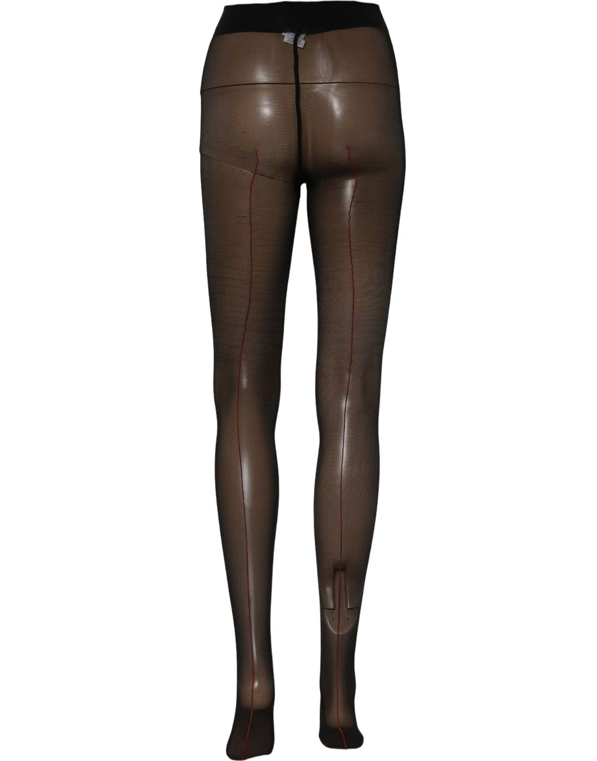 Dolce & Gabbana Schwarze Strumpfhose aus Nylon-Stretch