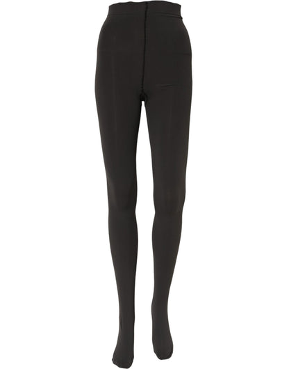 Dolce & Gabbana Schwarze Strumpfhose aus Nylon-Stretch