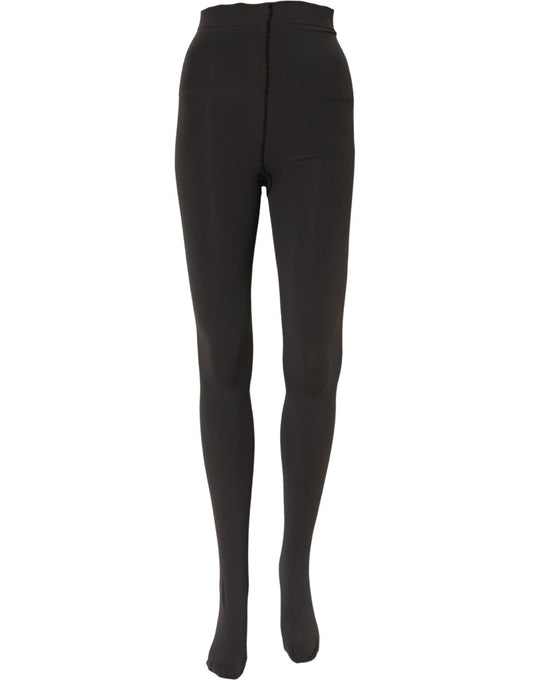 Dolce & Gabbana Schwarze Strumpfhose aus Nylon-Stretch