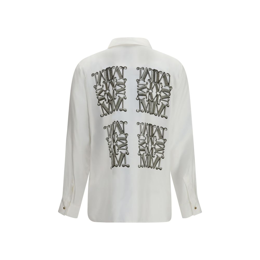 Max Mara White Silk Shirt