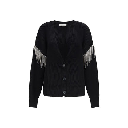 Max Mara Strickjacke aus schwarzer Wolle Oves Aries