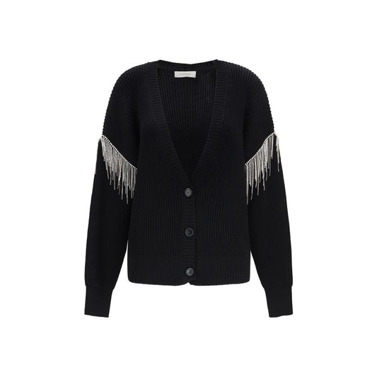 Max Mara Strickjacke aus schwarzer Wolle Oves Aries