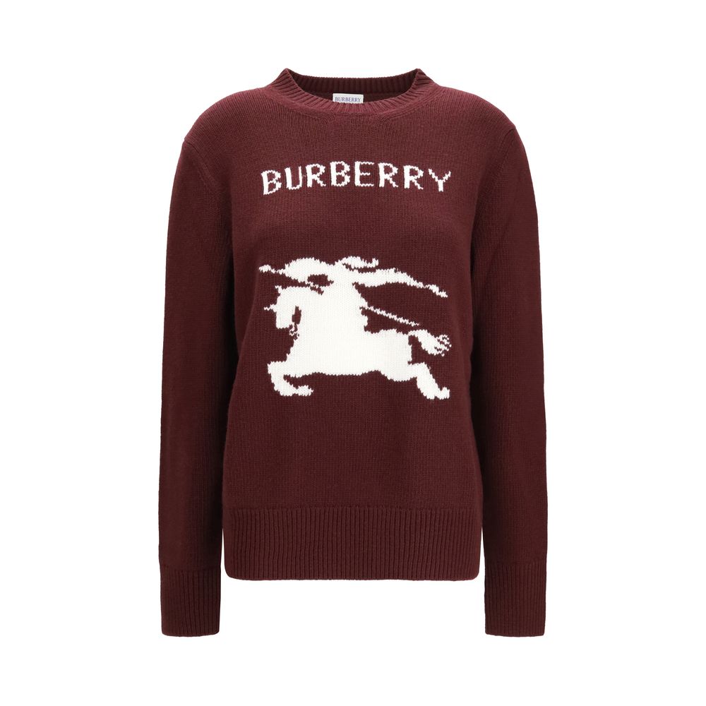Burberry Burgundy Lambswool Sweatshirt