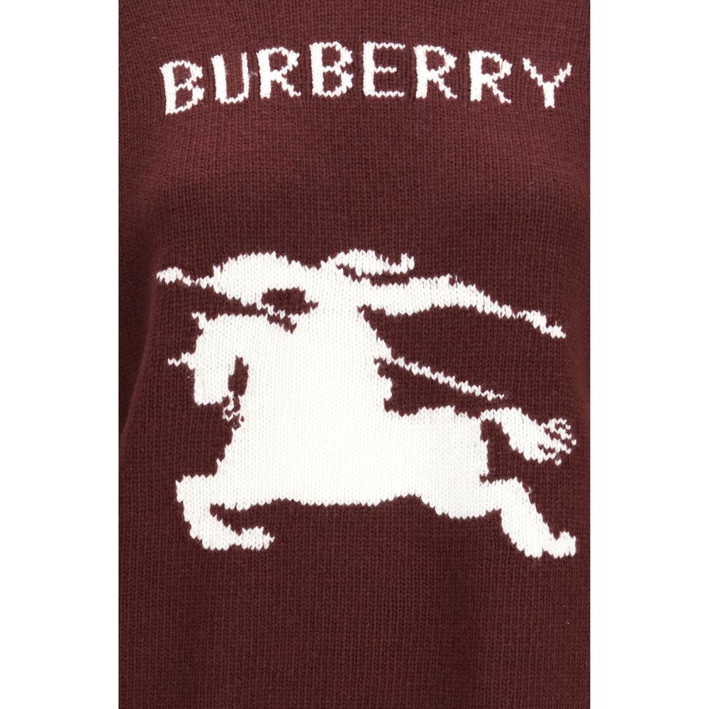 Burberry Burgundy Lambswool Sweatshirt