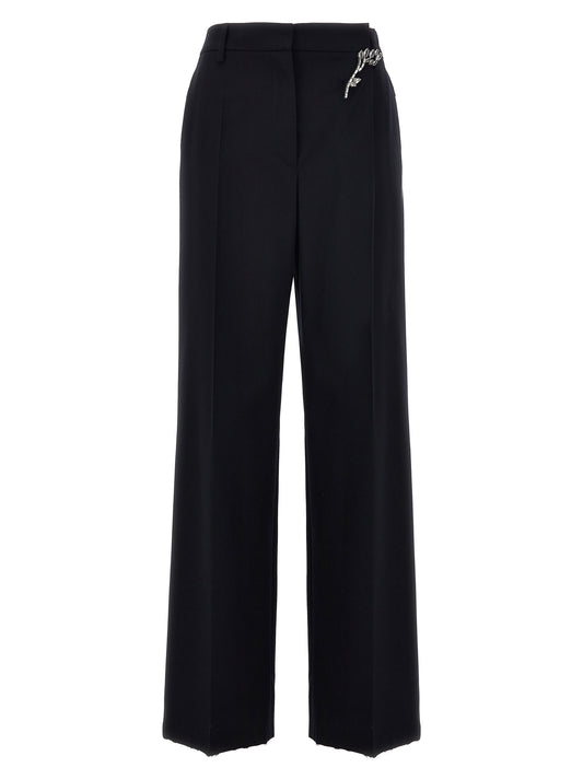 Prada Blaue Wollhose