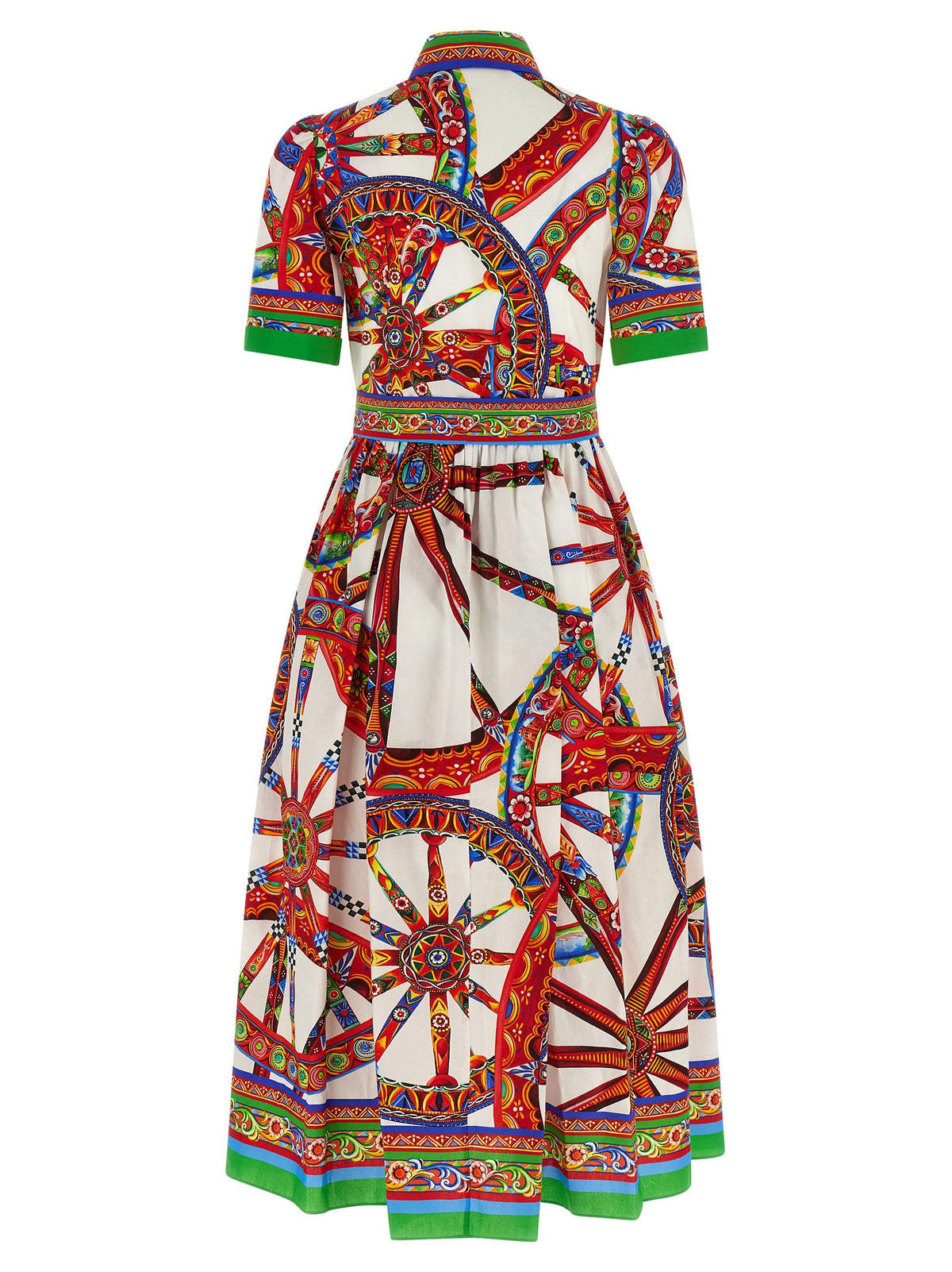 Dolce & Gabbana Abito Midi Carretto in Cotone