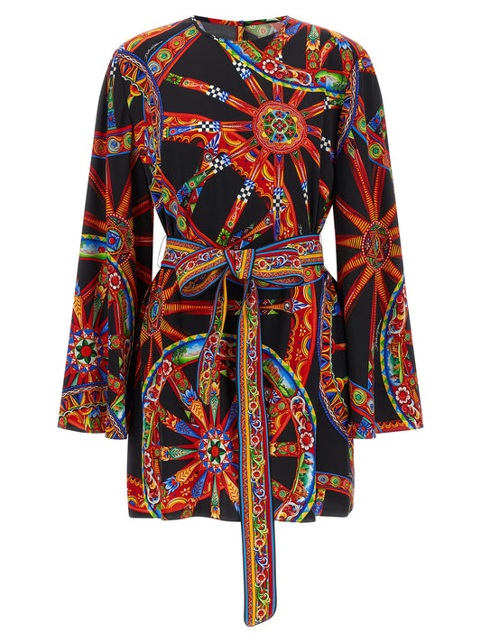 Dolce & Gabbana Multicolor Women's Silk Dress