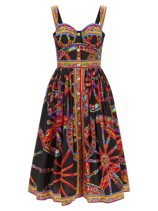 Dolce & Gabbana Multicolour Cotton Dress