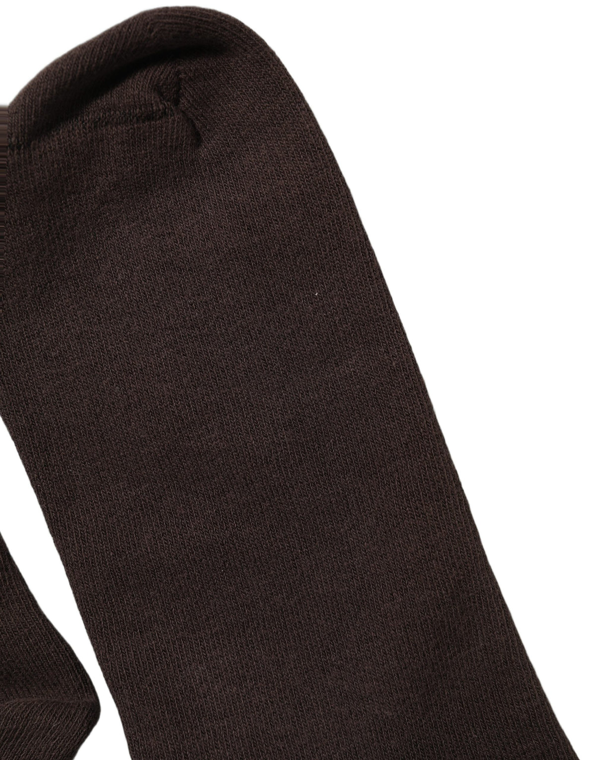 Dolce & Gabbana Dark Brown Cotton Knee-High Socks