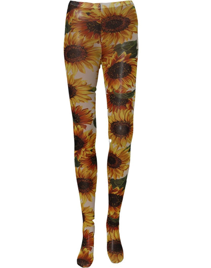 Dolce & Gabbana Mehrfarbige Florale Socken aus Nylon