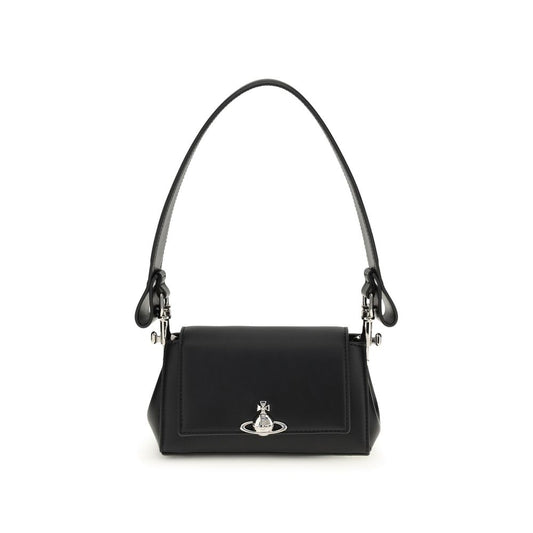 Vivienne Westwood Black Faux-Leather Hazel Shoulder Bag