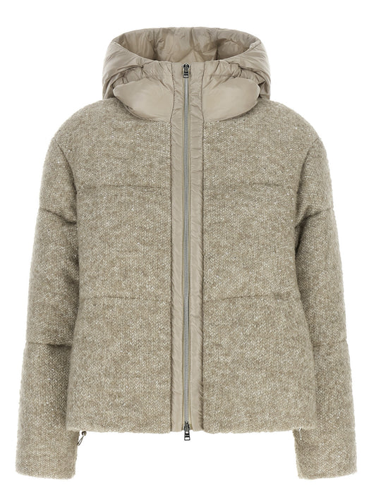Herno Beige Wollmantel Lang – Produktansicht 1 | Arca Lucia