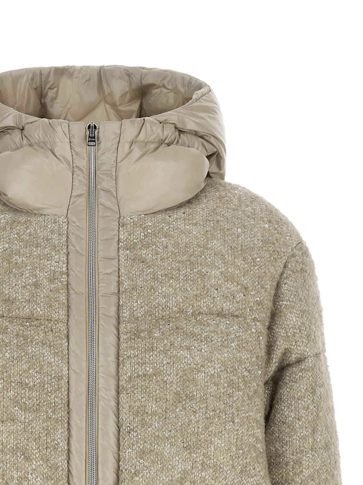 Herno Beige Wollmantel Lang – Produktansicht 3 | Arca Lucia