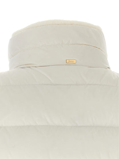 Herno Weiße ärmellose Polyester-Jacke – Produktansicht 4 | Arca Lucia