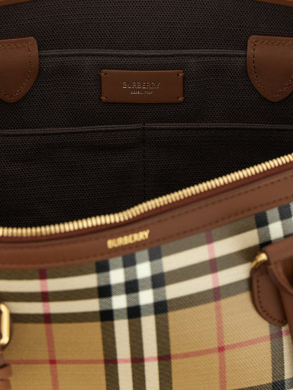 Burberry Beige Cotton Bag