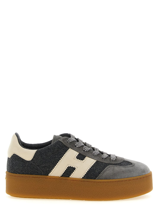 Hogan Sneakers da donna Grigie in Lana