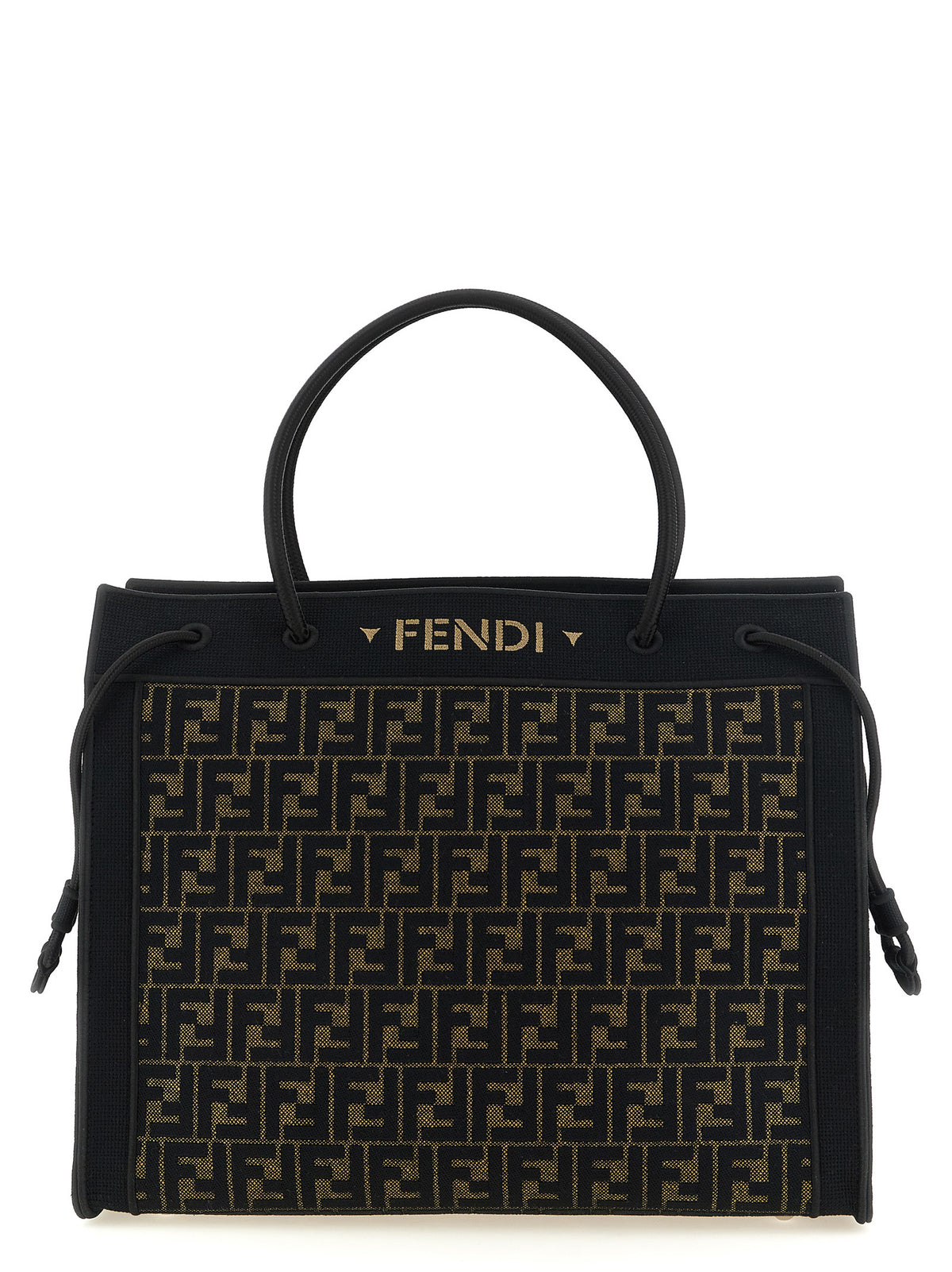 Fendi Braune Baumwolltasche