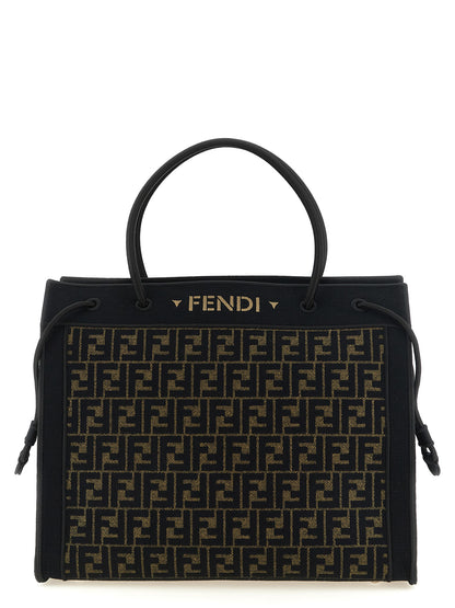 Fendi Braune Baumwolltasche