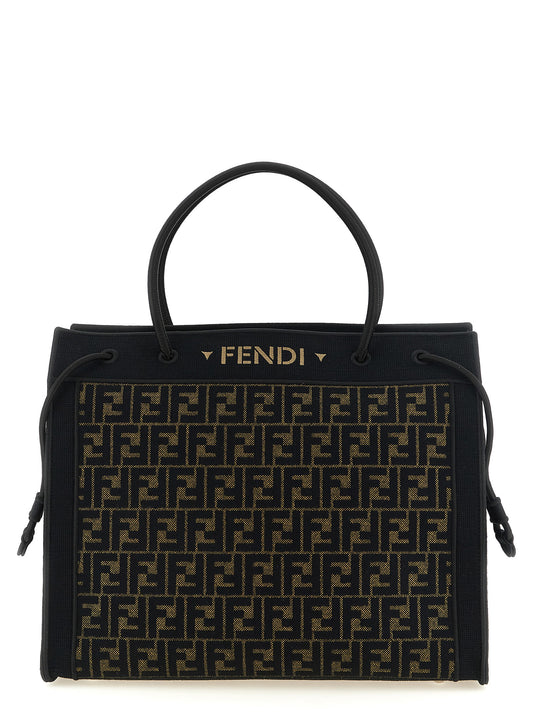 Borsa tote Fendi in cotone marrone