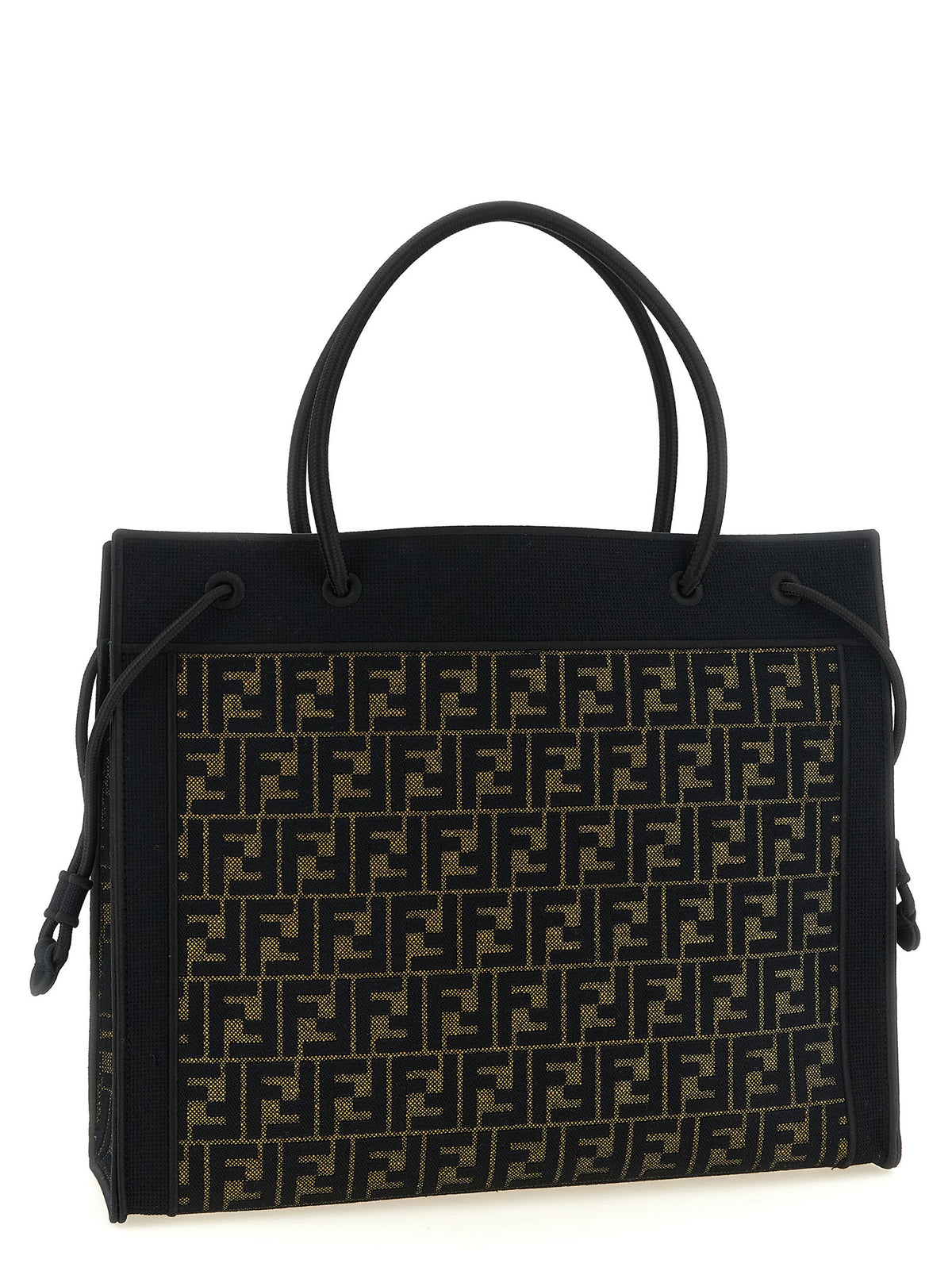 Fendi Braune Baumwolltasche