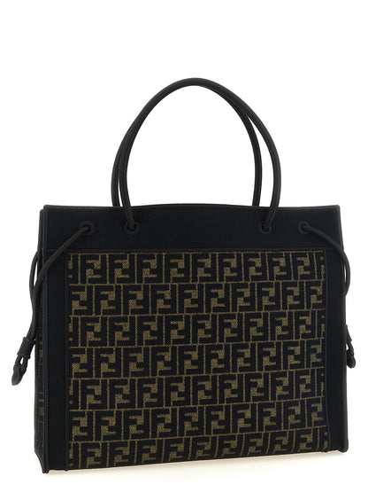 Fendi Braune Baumwolltasche
